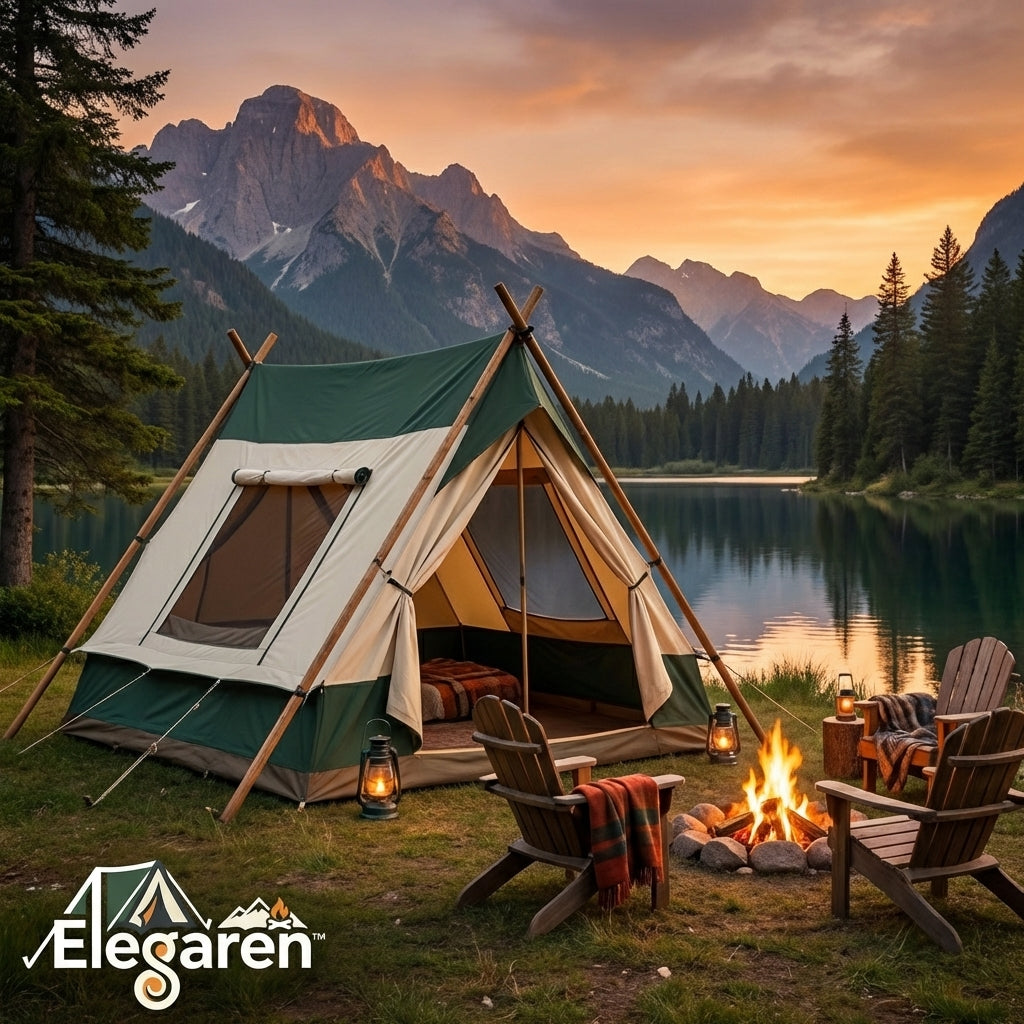🏕️ Elegaren™ TimberPeak Heritage Lodge Tent